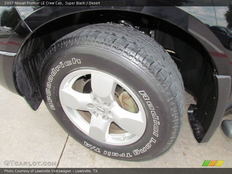 Super Black / Desert 2007 Nissan Frontier LE Crew Cab