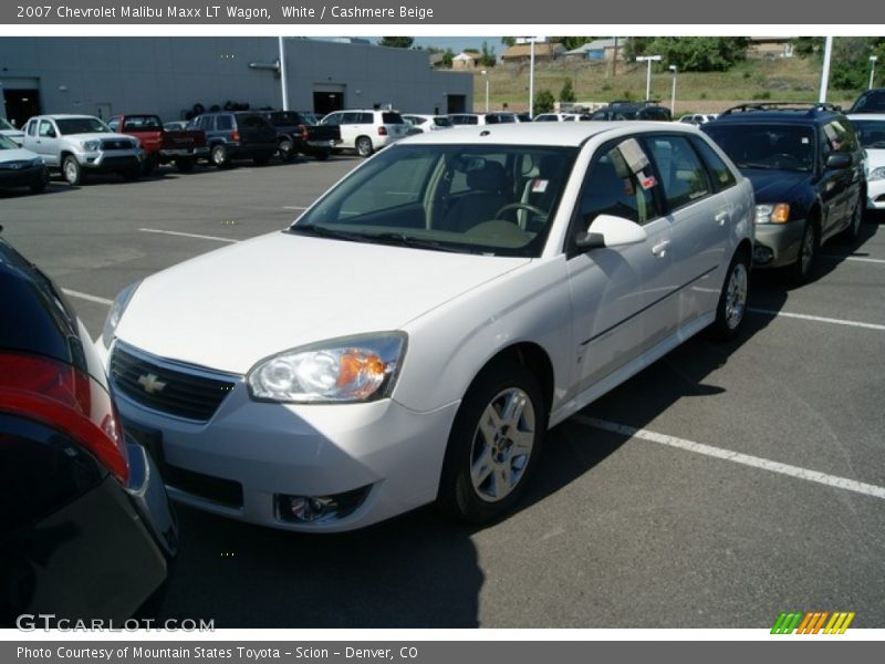 White / Cashmere Beige 2007 Chevrolet Malibu Maxx LT Wagon