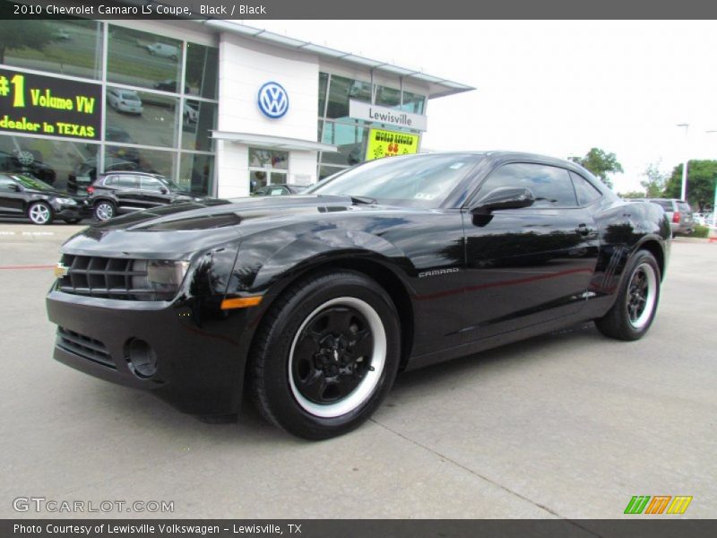 Black / Black 2010 Chevrolet Camaro LS Coupe