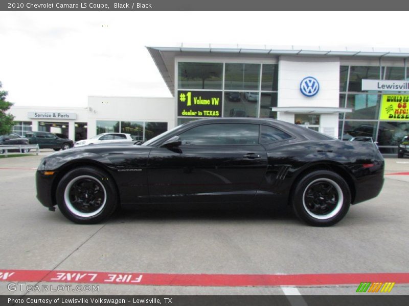 Black / Black 2010 Chevrolet Camaro LS Coupe