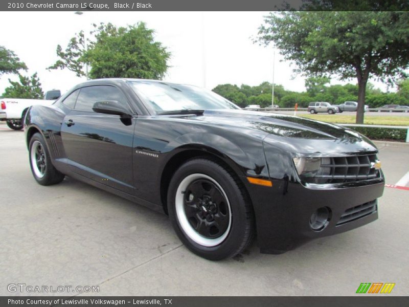Black / Black 2010 Chevrolet Camaro LS Coupe