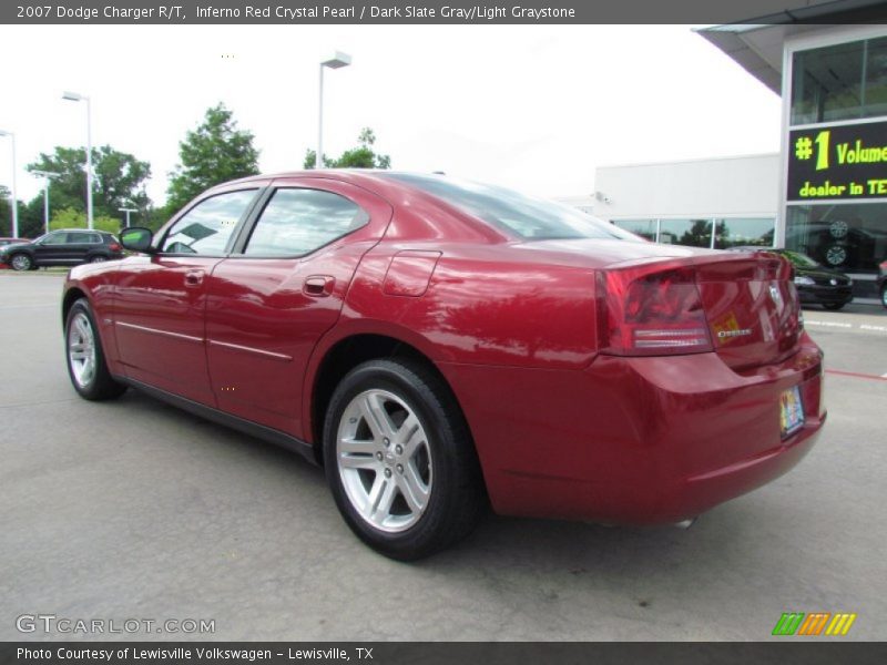 Inferno Red Crystal Pearl / Dark Slate Gray/Light Graystone 2007 Dodge Charger R/T