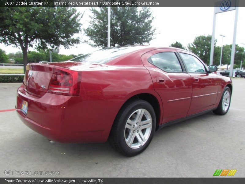 Inferno Red Crystal Pearl / Dark Slate Gray/Light Graystone 2007 Dodge Charger R/T