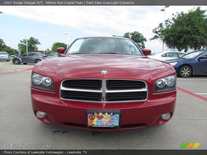 Inferno Red Crystal Pearl / Dark Slate Gray/Light Graystone 2007 Dodge Charger R/T