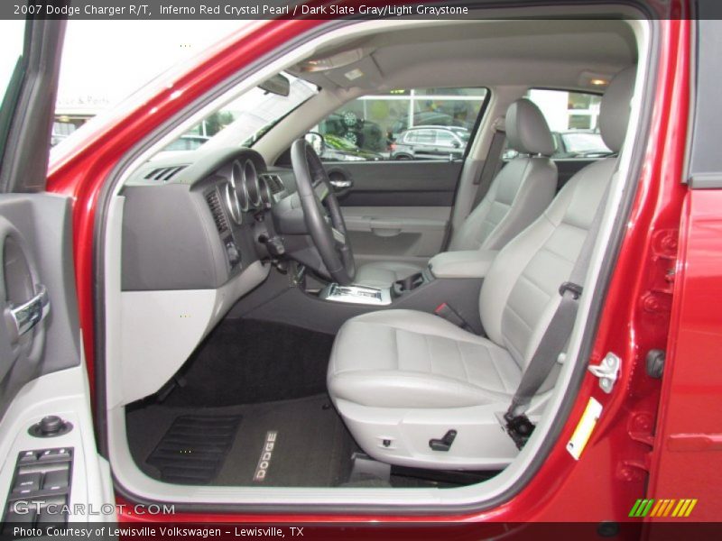 Inferno Red Crystal Pearl / Dark Slate Gray/Light Graystone 2007 Dodge Charger R/T