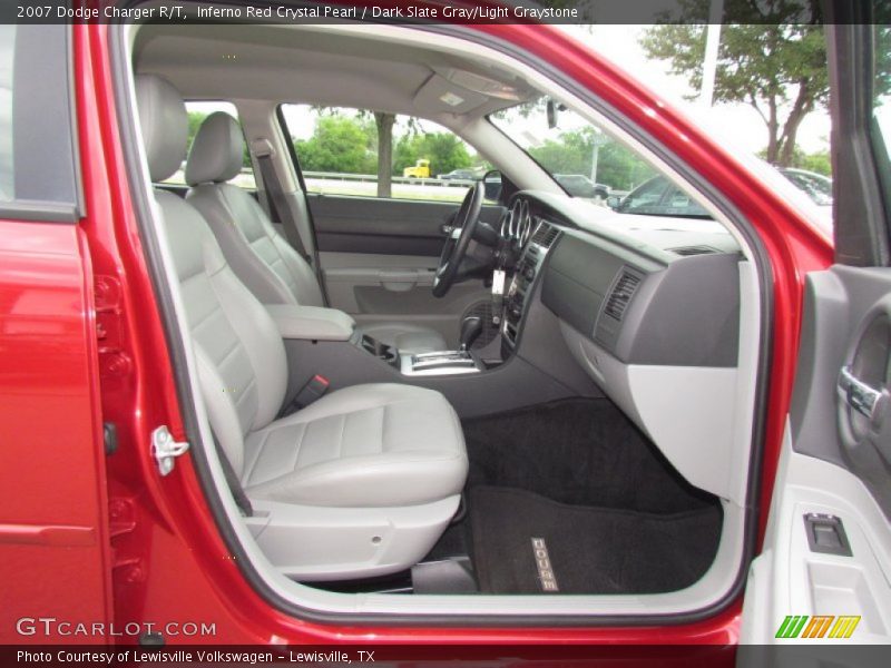 Inferno Red Crystal Pearl / Dark Slate Gray/Light Graystone 2007 Dodge Charger R/T