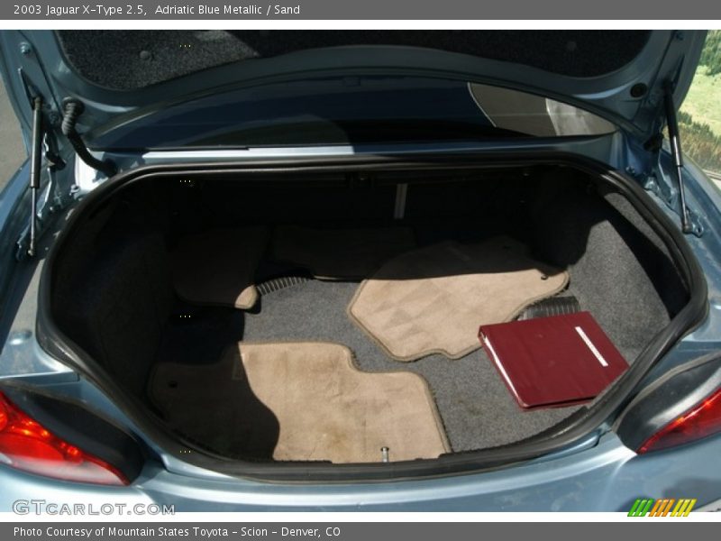 Adriatic Blue Metallic / Sand 2003 Jaguar X-Type 2.5