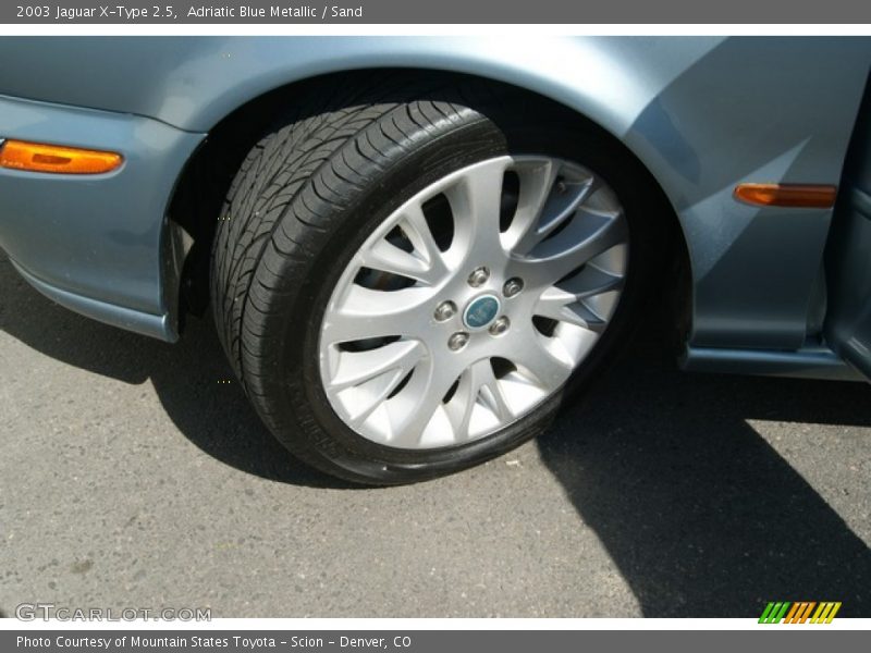 Adriatic Blue Metallic / Sand 2003 Jaguar X-Type 2.5