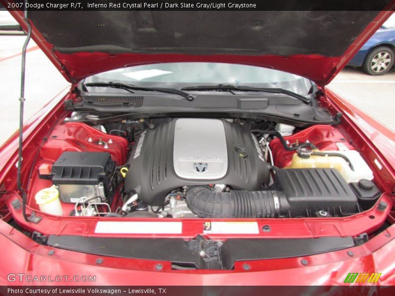 Inferno Red Crystal Pearl / Dark Slate Gray/Light Graystone 2007 Dodge Charger R/T