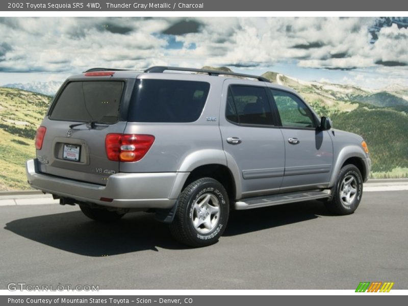 Thunder Gray Metallic / Charcoal 2002 Toyota Sequoia SR5 4WD
