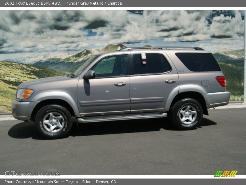 Thunder Gray Metallic / Charcoal 2002 Toyota Sequoia SR5 4WD
