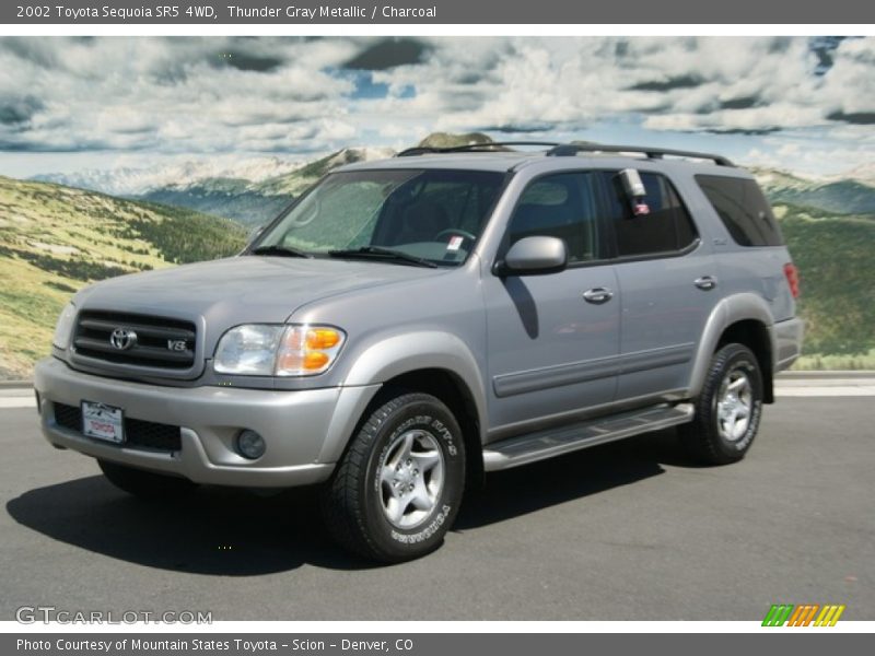 Thunder Gray Metallic / Charcoal 2002 Toyota Sequoia SR5 4WD