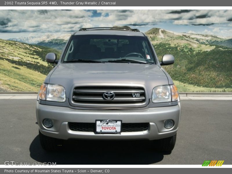 Thunder Gray Metallic / Charcoal 2002 Toyota Sequoia SR5 4WD