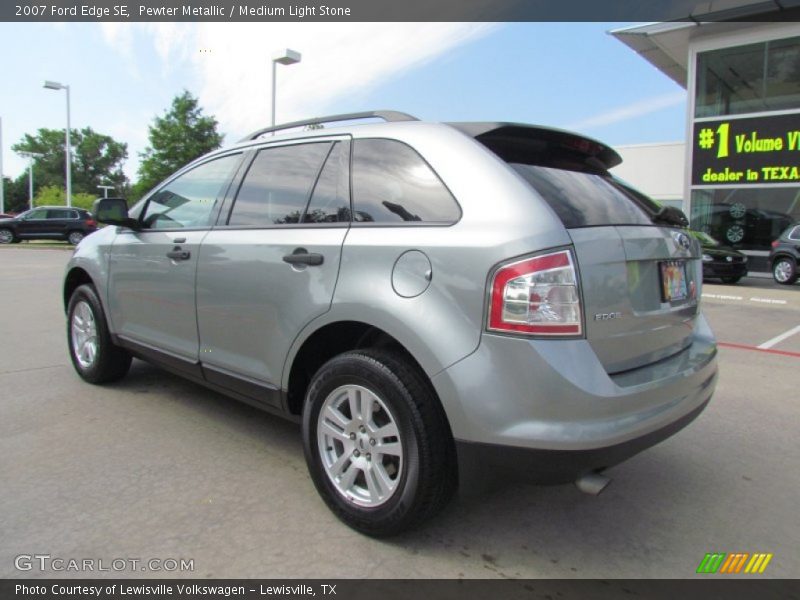 Pewter Metallic / Medium Light Stone 2007 Ford Edge SE