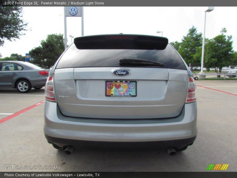 Pewter Metallic / Medium Light Stone 2007 Ford Edge SE