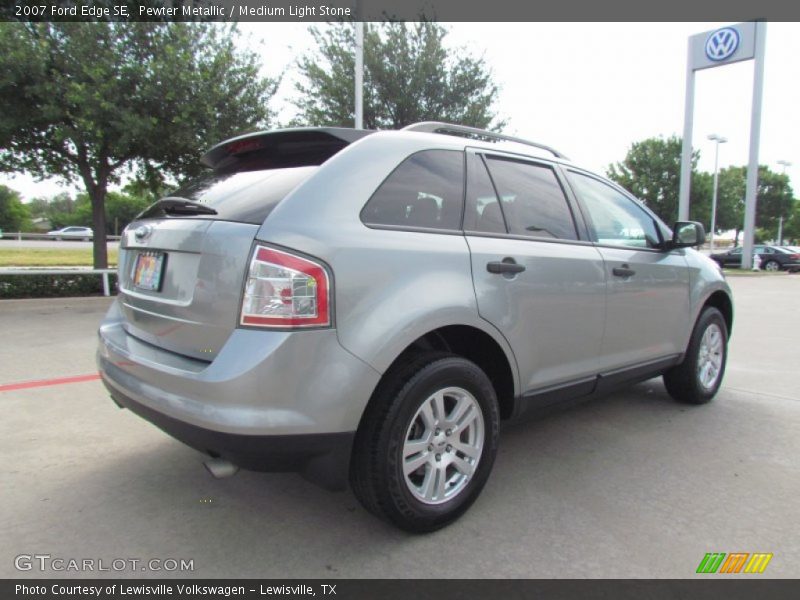 Pewter Metallic / Medium Light Stone 2007 Ford Edge SE