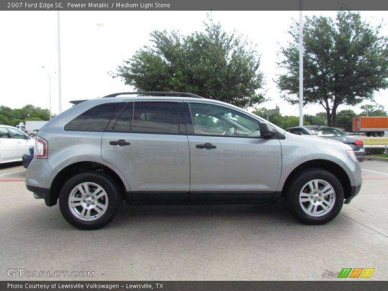 Pewter Metallic / Medium Light Stone 2007 Ford Edge SE