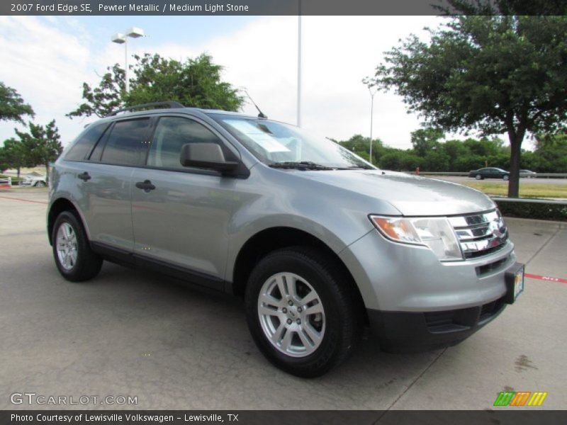 Pewter Metallic / Medium Light Stone 2007 Ford Edge SE
