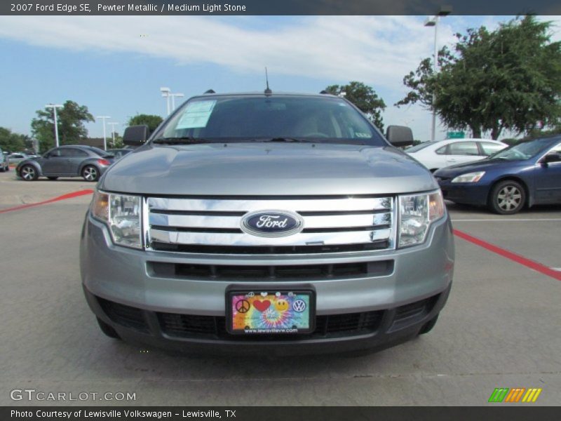 Pewter Metallic / Medium Light Stone 2007 Ford Edge SE