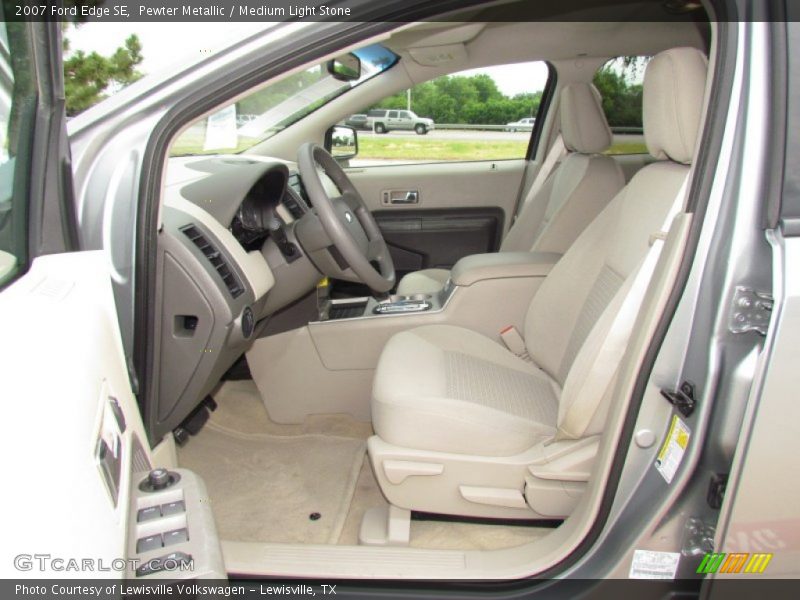 Pewter Metallic / Medium Light Stone 2007 Ford Edge SE
