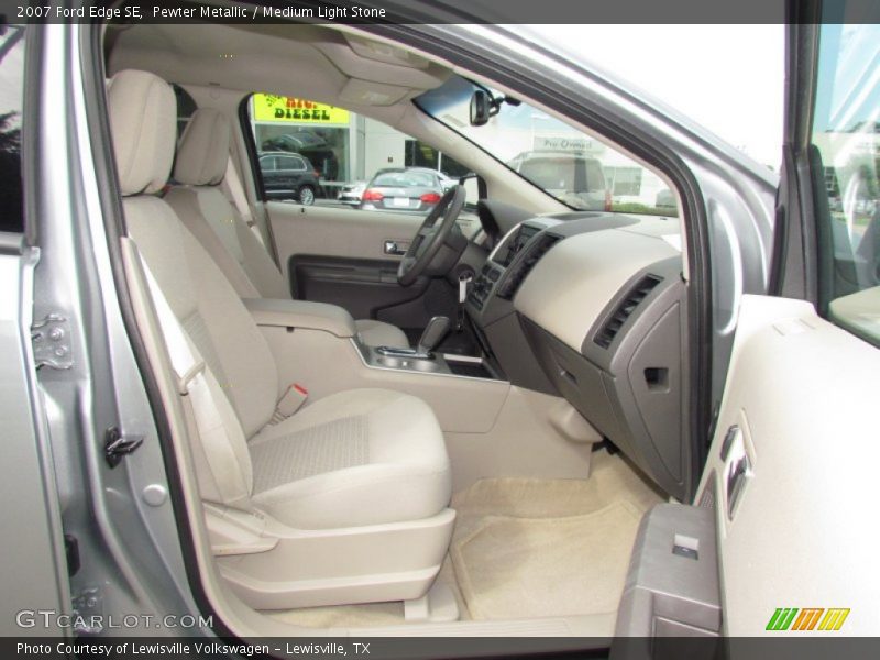 Pewter Metallic / Medium Light Stone 2007 Ford Edge SE