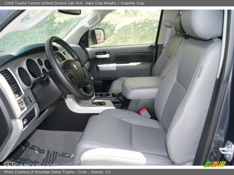 Slate Gray Metallic / Graphite Gray 2008 Toyota Tundra Limited Double Cab 4x4