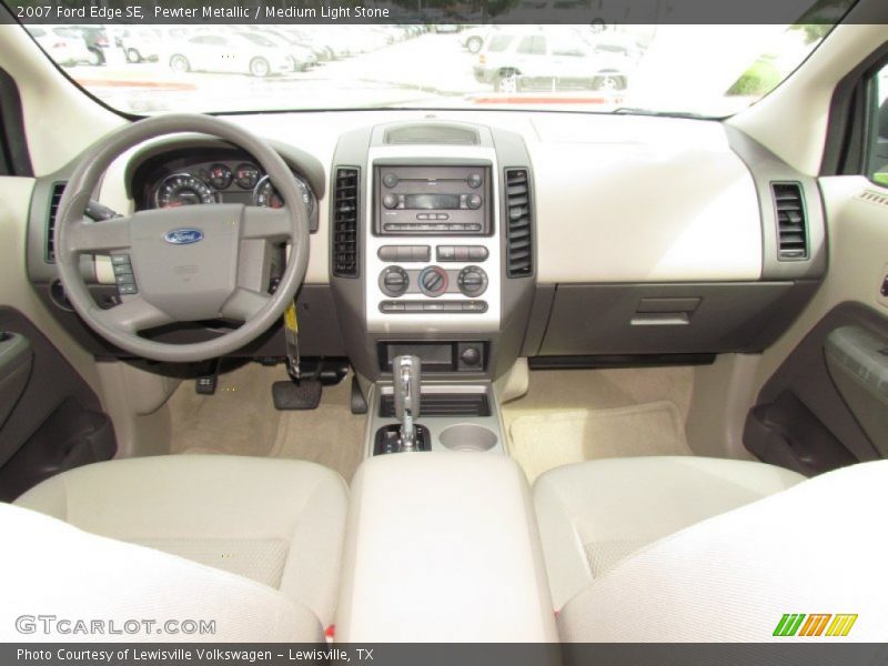 Pewter Metallic / Medium Light Stone 2007 Ford Edge SE