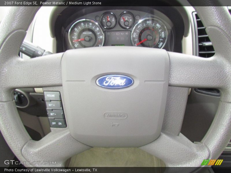 Pewter Metallic / Medium Light Stone 2007 Ford Edge SE