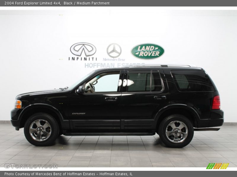 Black / Medium Parchment 2004 Ford Explorer Limited 4x4