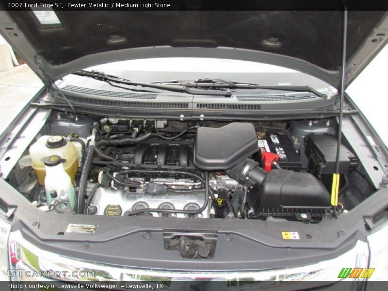 Pewter Metallic / Medium Light Stone 2007 Ford Edge SE