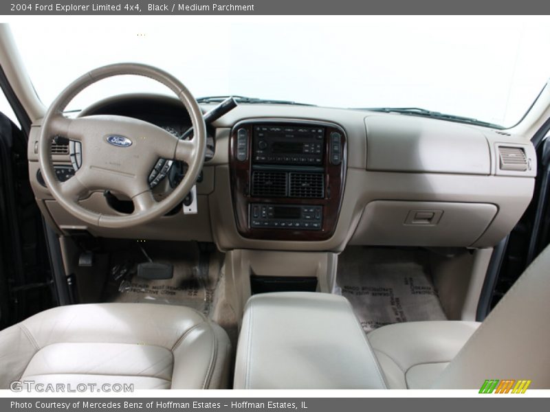 Black / Medium Parchment 2004 Ford Explorer Limited 4x4