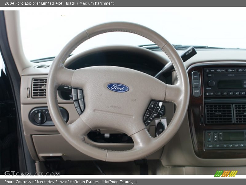Black / Medium Parchment 2004 Ford Explorer Limited 4x4