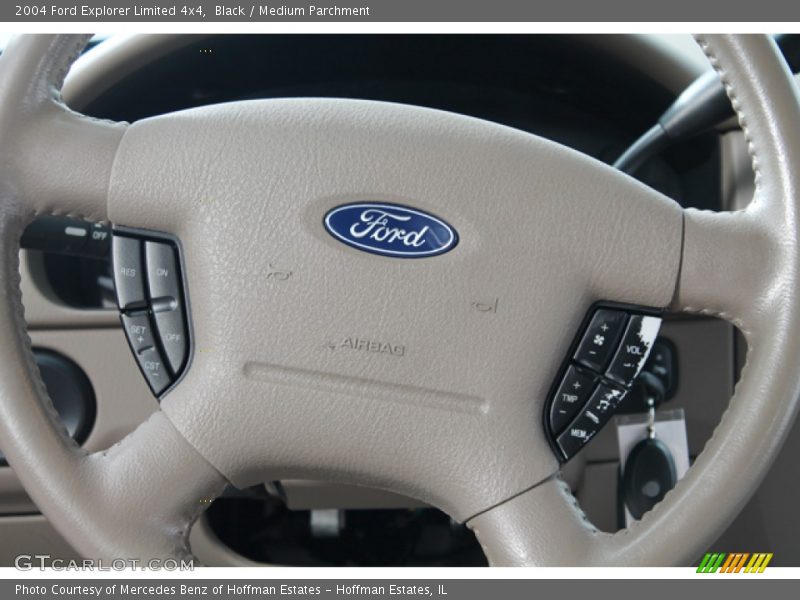 Black / Medium Parchment 2004 Ford Explorer Limited 4x4
