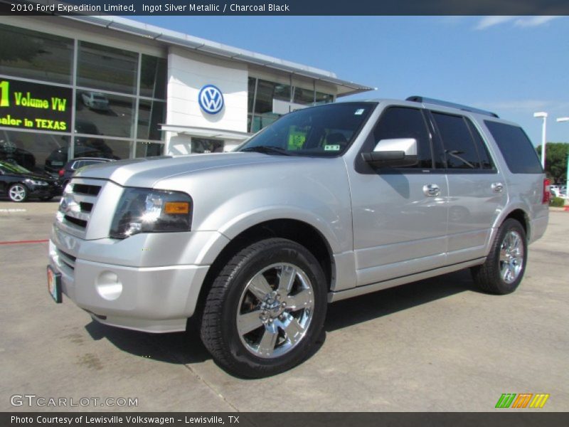 Ingot Silver Metallic / Charcoal Black 2010 Ford Expedition Limited