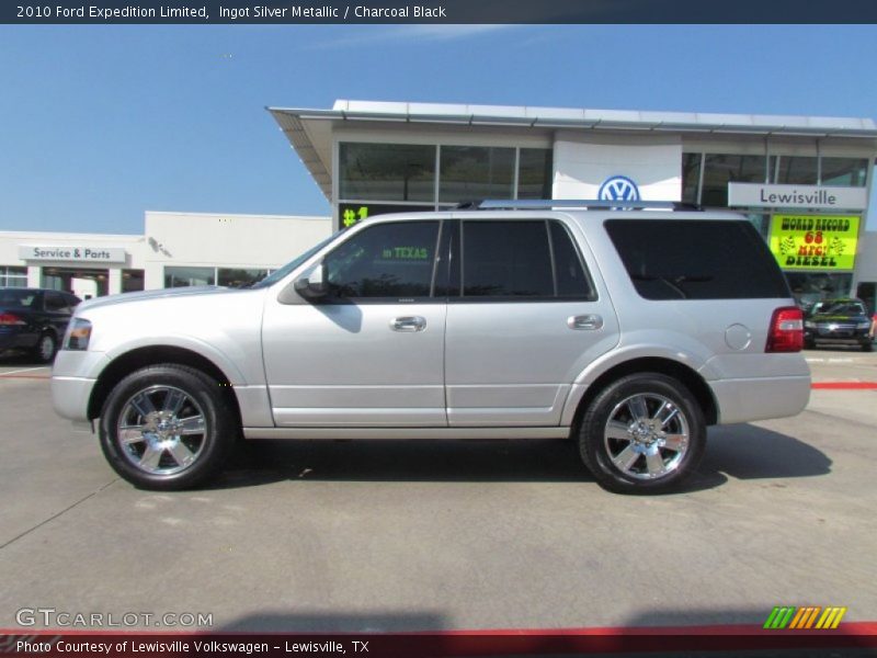 Ingot Silver Metallic / Charcoal Black 2010 Ford Expedition Limited