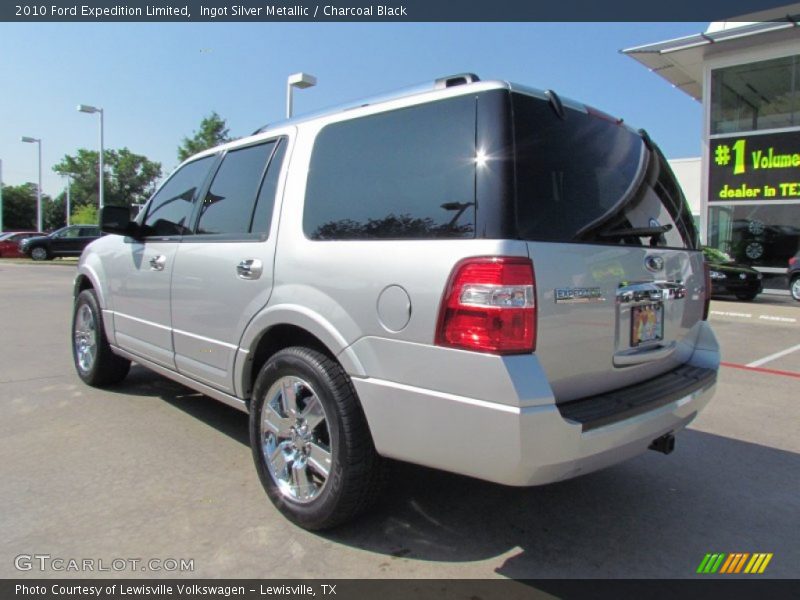 Ingot Silver Metallic / Charcoal Black 2010 Ford Expedition Limited