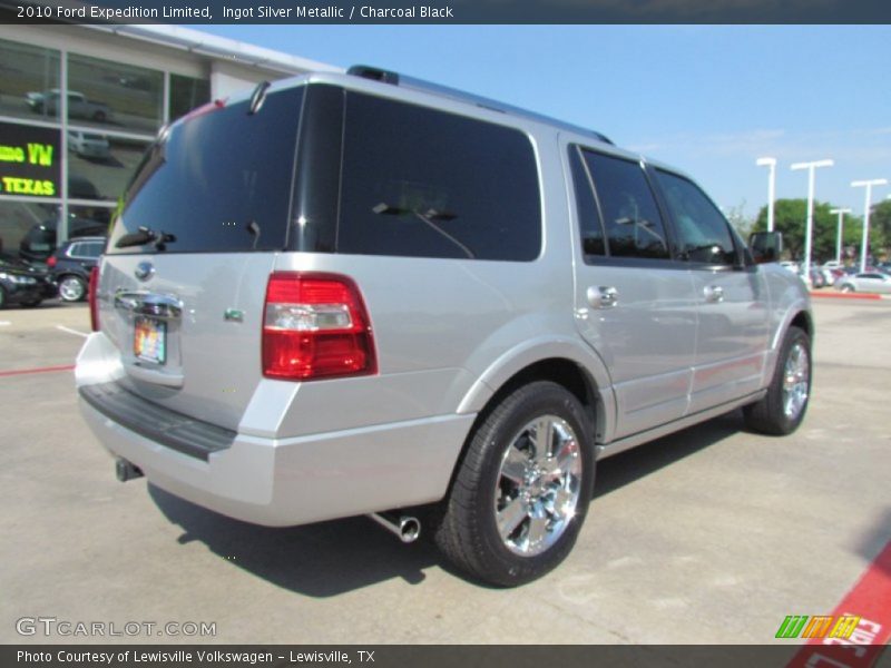 Ingot Silver Metallic / Charcoal Black 2010 Ford Expedition Limited
