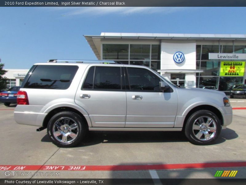 Ingot Silver Metallic / Charcoal Black 2010 Ford Expedition Limited