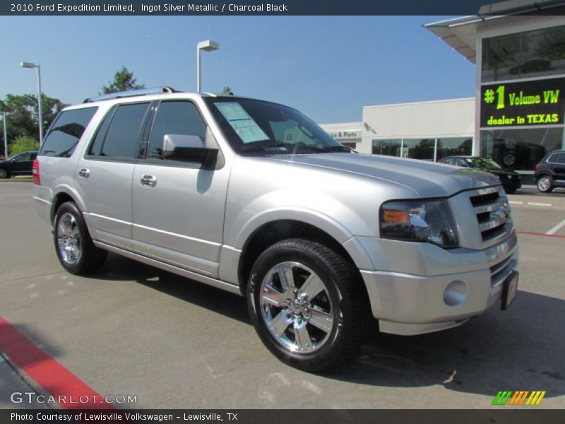 Ingot Silver Metallic / Charcoal Black 2010 Ford Expedition Limited