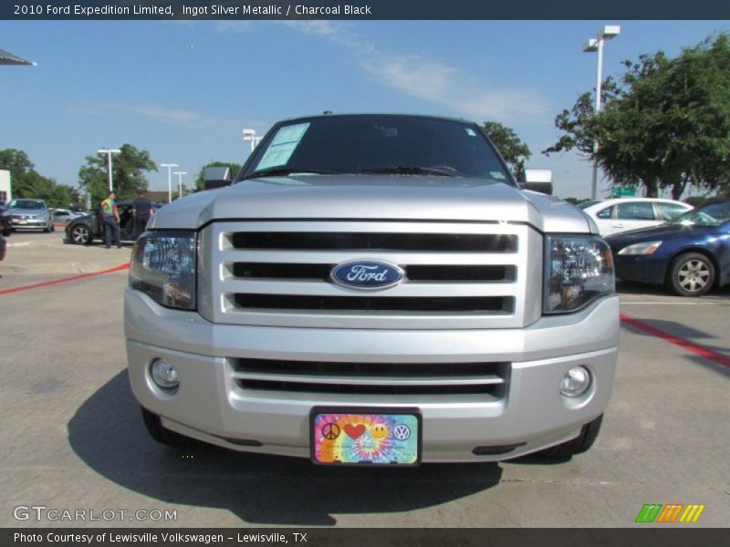Ingot Silver Metallic / Charcoal Black 2010 Ford Expedition Limited