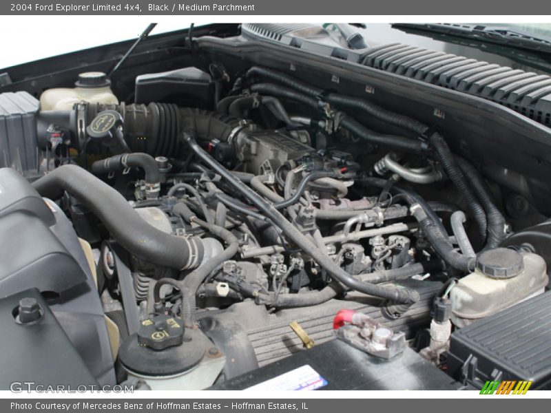 Black / Medium Parchment 2004 Ford Explorer Limited 4x4