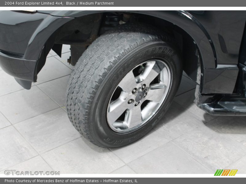 Black / Medium Parchment 2004 Ford Explorer Limited 4x4