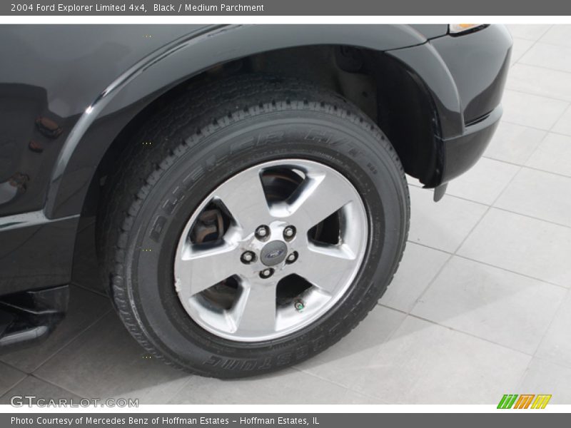 Black / Medium Parchment 2004 Ford Explorer Limited 4x4