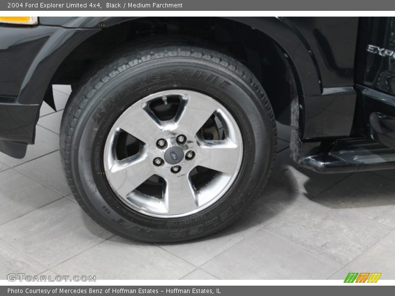 Black / Medium Parchment 2004 Ford Explorer Limited 4x4