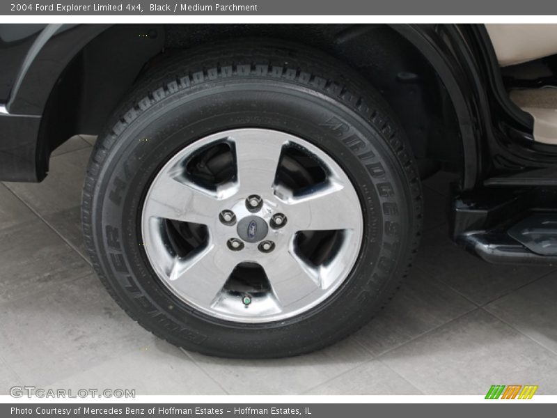 Black / Medium Parchment 2004 Ford Explorer Limited 4x4