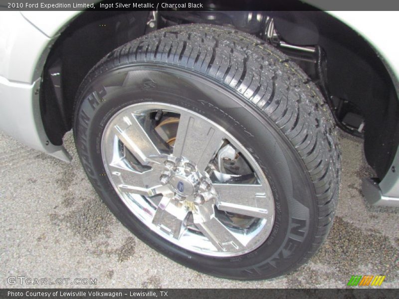 Ingot Silver Metallic / Charcoal Black 2010 Ford Expedition Limited
