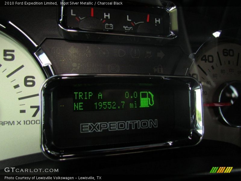 Ingot Silver Metallic / Charcoal Black 2010 Ford Expedition Limited