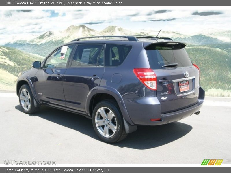 Magnetic Gray Mica / Sand Beige 2009 Toyota RAV4 Limited V6 4WD
