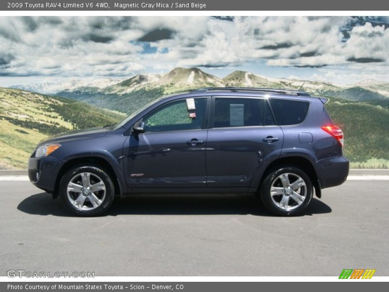 Magnetic Gray Mica / Sand Beige 2009 Toyota RAV4 Limited V6 4WD
