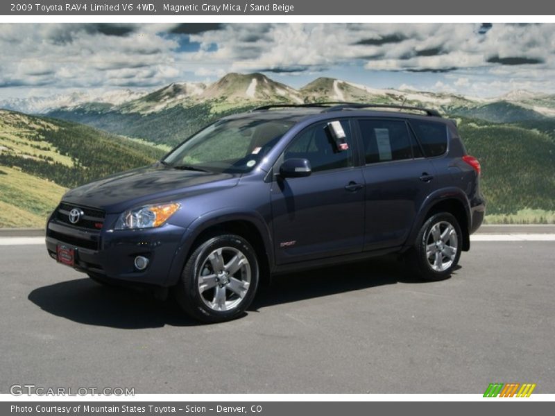 Magnetic Gray Mica / Sand Beige 2009 Toyota RAV4 Limited V6 4WD
